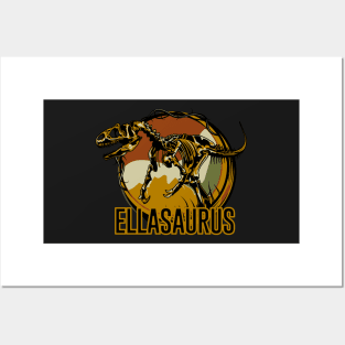 Ellasaurus Ella Dinosaur T-Rex Posters and Art